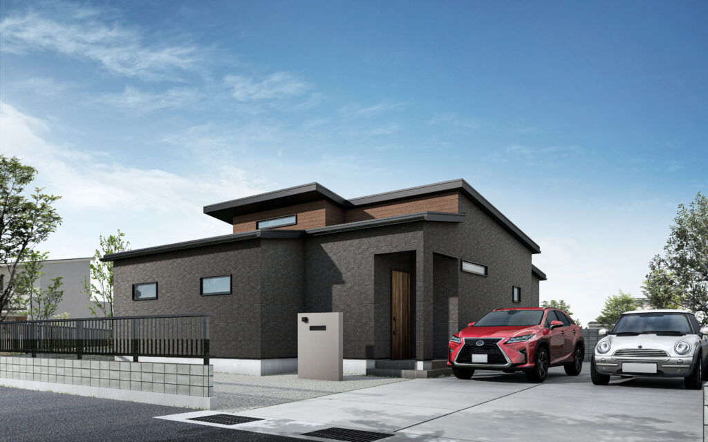 平屋の窓口　モデルハウス　下関市菊川町